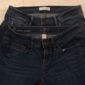 2 PAIR NEW LOFT JEANS! 🍀 Sale 2 for 1